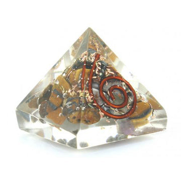 Tiger Eye Orgone Pyramid 25