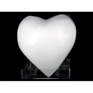 Selenite Heart - Medium