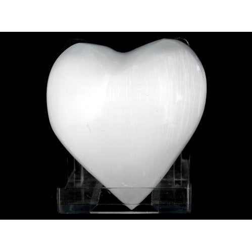 Selenite Heart - Medium