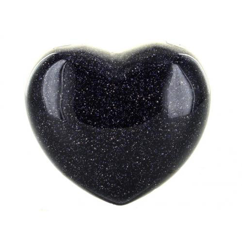 Goldstone, Blue Heart - Large