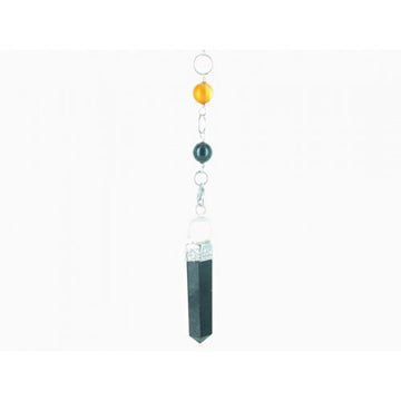 Shungite Quartz Ball Chakra Bracelet Pendulum