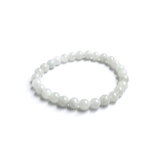 MOONSTONE 6MM GRADE (A) NATURAL ROUND BEADS