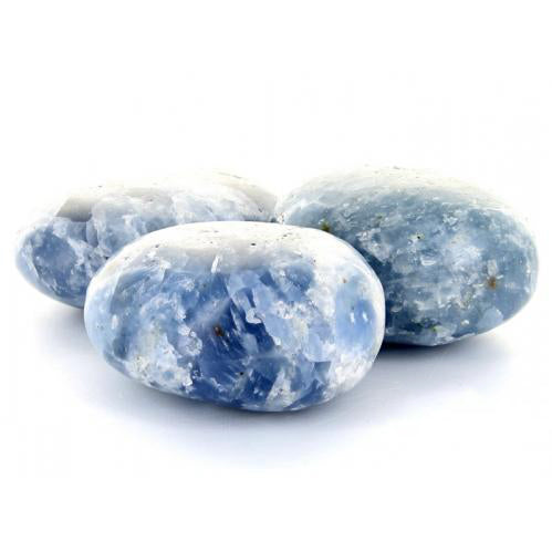 Calcite, Blue Pebble