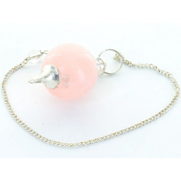 Rose Quartz Ball Pendulum