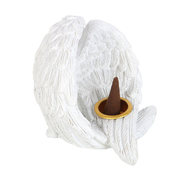 ANGEL WING RESIN INCENSE CONE BURNER