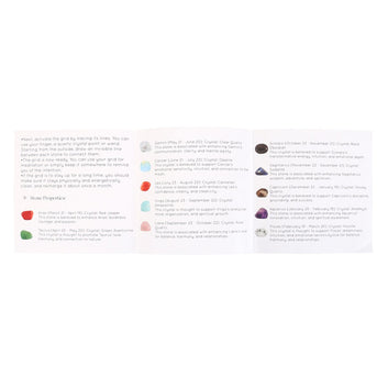 ASTROLOGY WHEEL CRYSTAL GRID SET
