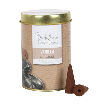 TINS OF ELEMENTS VANILLA JUMBO BACKFLOW CONES