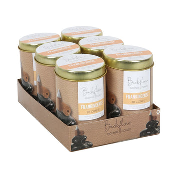 TINS OF ELEMENTS FRANKINCENSE JUMBO BACKFLOW CONES