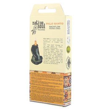 NATIVE SOUL PALO SANTO BACKFLOW INCENSE CONES