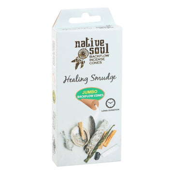 NATIVE SOUL JUMBO BACKFLOW CONES HEALING SMUDGE