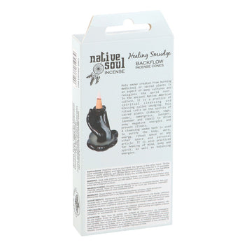 NATIVE SOUL JUMBO BACKFLOW CONES HEALING SMUDGE