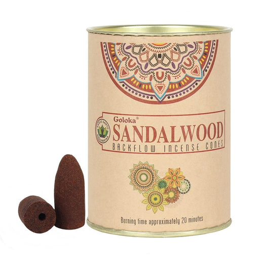 GOLOKA SANDALWOOD BACK FLOW CONES PACK
