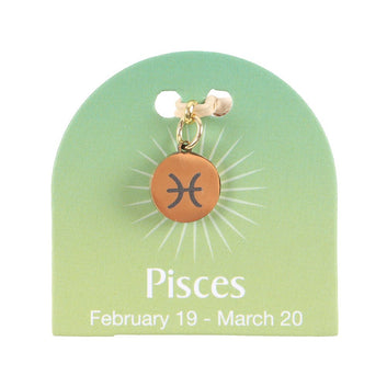 PISCES GOLD TONE ZODIAC SIGN CHARM