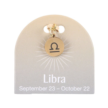 LIBRA GOLD TONE ZODIAC SIGN CHARM
