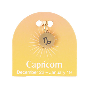 CAPRICORN GOLD TONE ZODIAC SIGN CHARM