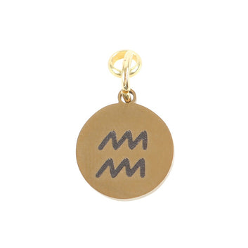 AQUARIUS GOLD TONE ZODIAC SIGN CHARM