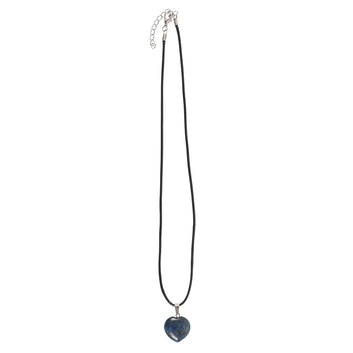 LAPIS LAZULI HEALING CRYSTAL HEART NECKLACE