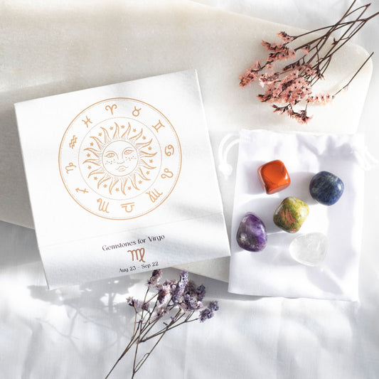 VIRGO CRYSTAL TUMBLESTONE SET