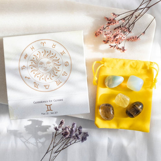 GEMINI CRYSTAL TUMBLESTONE SET