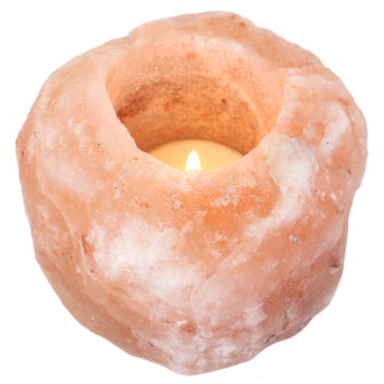 SINGLE SALT CANDLE HOLDER