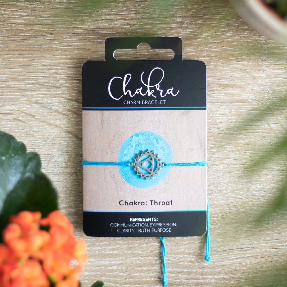 THROAT CHAKRA CHARM BRACELET