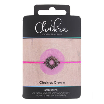 CROWN CHAKRA CHARM BRACELET