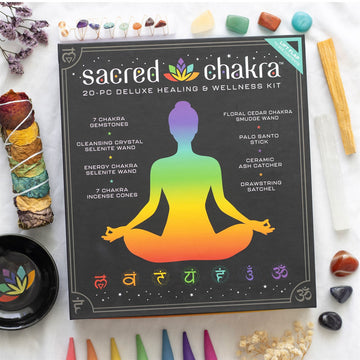 SACRED CHAKRA DELUXE HEALING AND WELLNESS KIT