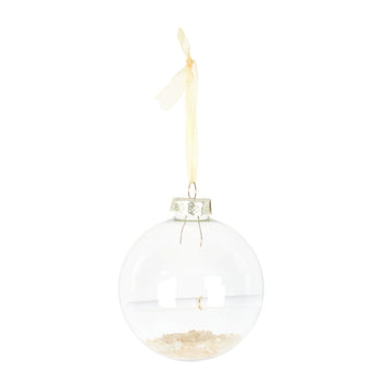 CITRINE MANIFESTATION GLASS CHRISTMAS BAUBLE KIT