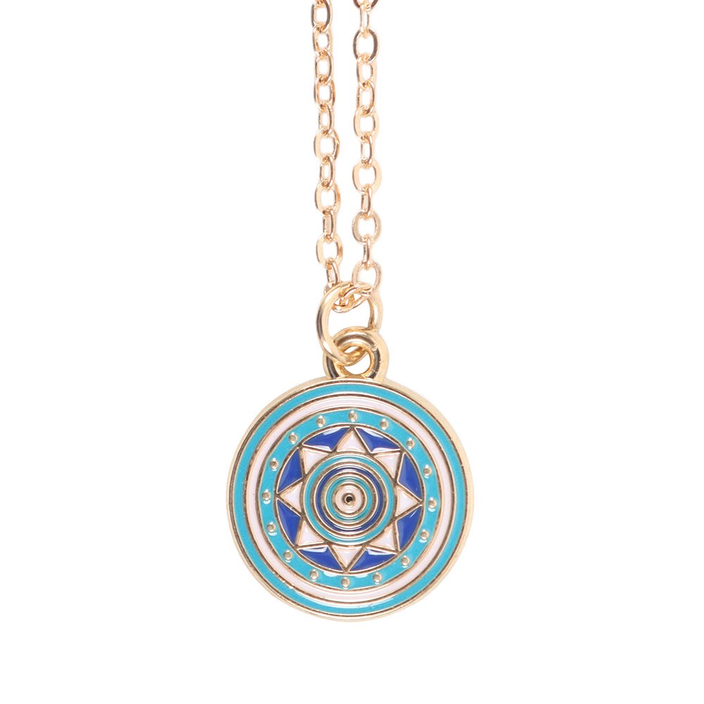 ALL SEEING EYE NECKLACE ON GREETING CARD