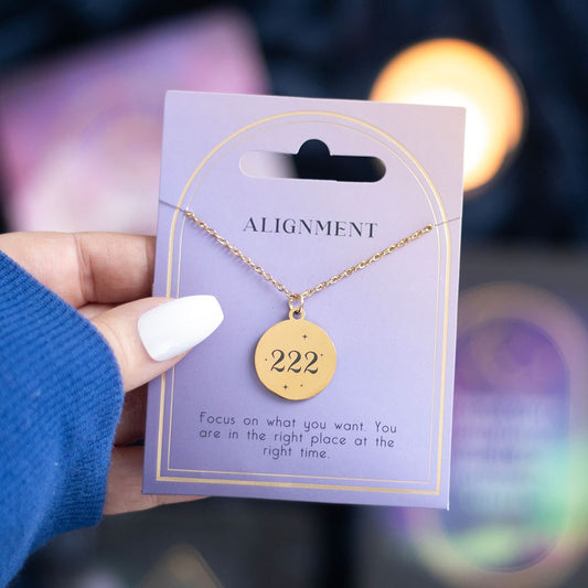 222 ANGEL NUMBER ALIGNMENT NECKLACE