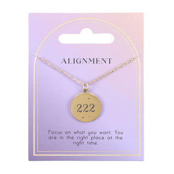 222 ANGEL NUMBER ALIGNMENT NECKLACE