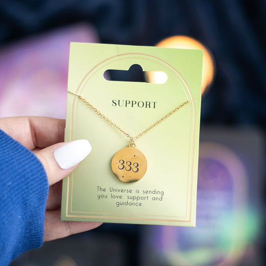 333 ANGEL NUMBER SUPPORT NECKLACE