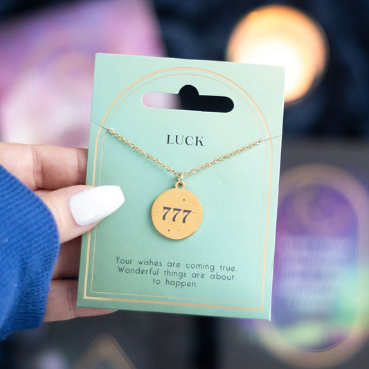 777 ANGEL NUMBER LUCK NECKLACE