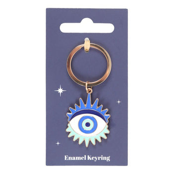 ALL SEEING EYE METAL KEYRING
