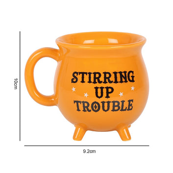 STIRRING UP TROUBLE CAULDRON MUG