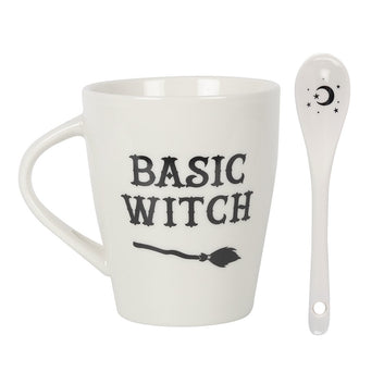 BASIC WITCH MUG AND SPOON SET