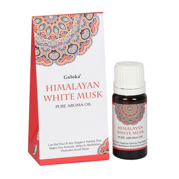 GOLOKA 10ML HIMALAYAN WHITE MUSK FRAGRANCE OIL