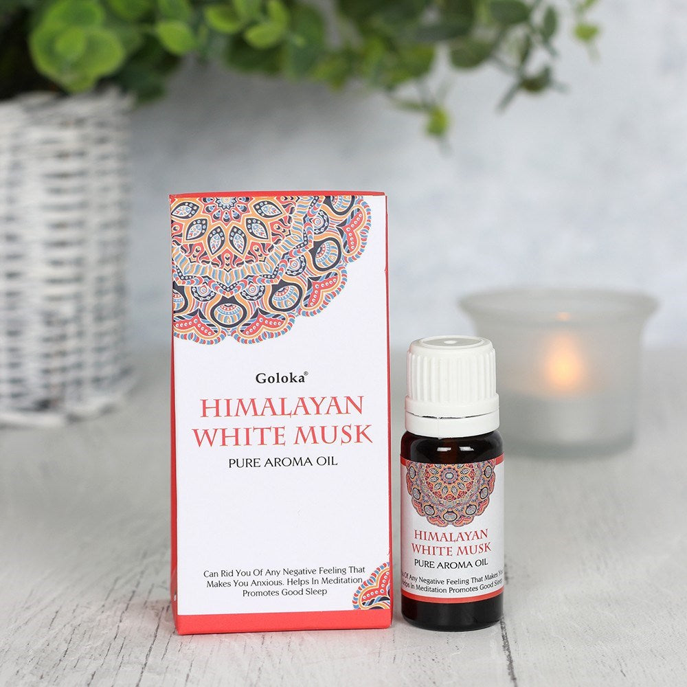 GOLOKA 10ML HIMALAYAN WHITE MUSK FRAGRANCE OIL