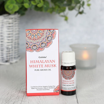 GOLOKA 10ML HIMALAYAN WHITE MUSK FRAGRANCE OIL