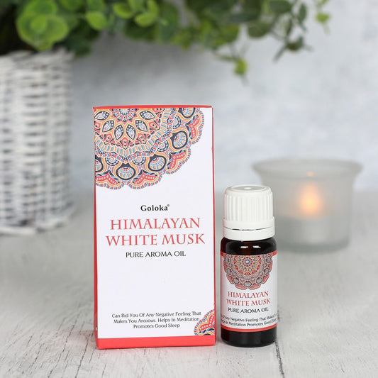 GOLOKA 10ML HIMALAYAN WHITE MUSK FRAGRANCE OIL