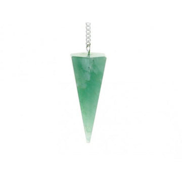 Aventurine Faceted Cone Pendulum