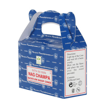 SATYA NAG CHAMPA BACKFLOW DHOOP CONES