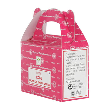 SATYA ROSE BACKFLOW DHOOP CONES