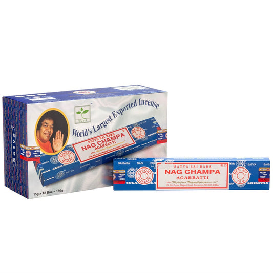 NAG CHAMPA INCENSE STICKS BY SATYA.