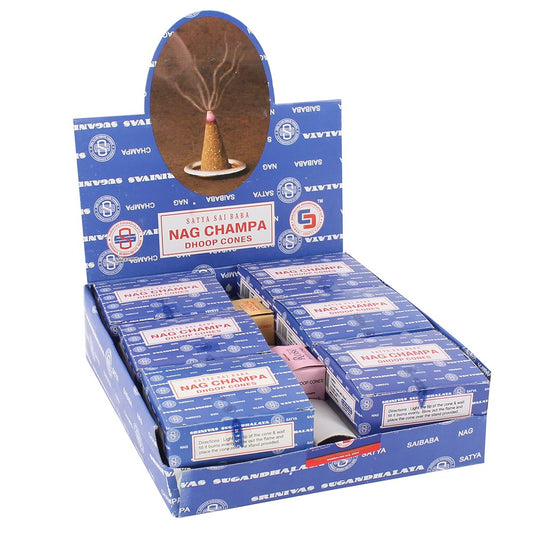 NAGCHAMPA DHOOP CONES BY SATYA