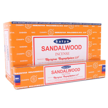 SANDALWOOD INCENSE STICKS BY SATYA