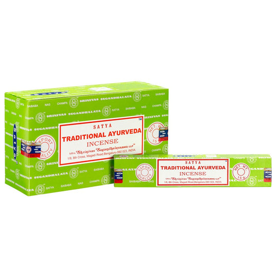 TRADITIONAL AYURVEDA INCENSE STICKS BY SATYA
