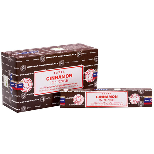 CINNAMON INCENSE STICKS BY SATYA