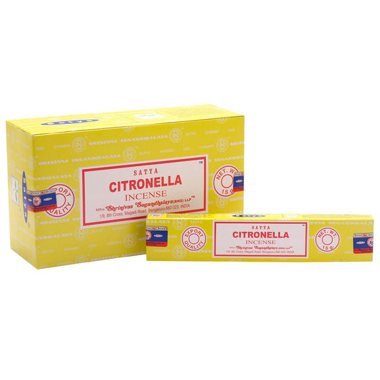 CITRONELLA INCENSE STICKS BY SATYA
