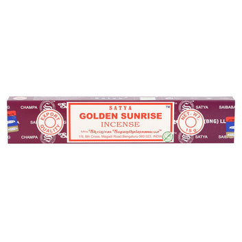 GOLDEN SUNRISE INCENSE STICKS BY SATYA
